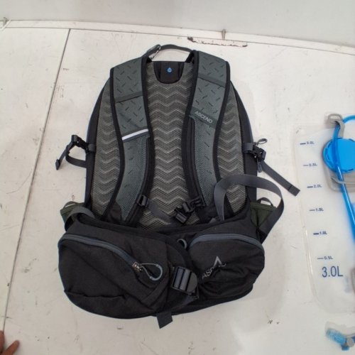 ASCEND® DANUBE HYDRATION BACKPACK -25L - GREY/GREEN (MODEL:AS25HYD25/ 3946376) image 7