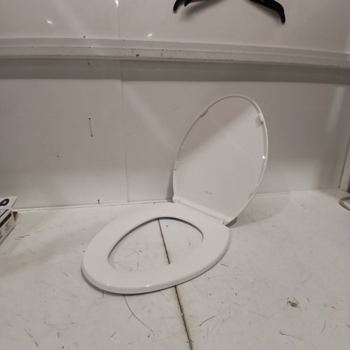 KOHLER ELONGATED BREVIA TOILET SEAT, WHITE (K-20110-0) image 2