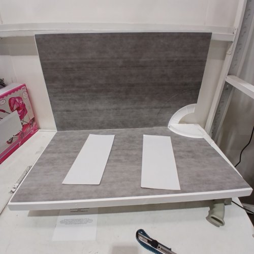 SHOWER CURB KIT SHOWER PAN KIT - WATERPROOF SHOWER SUBSTRATE - WITH 6.3" CENTER DRAIN - 60"X38" - GREY - (MODEL : JQ-6038) image 2