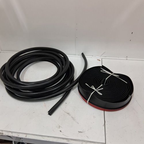 RV SLIDE OUT SELF ADHESIVE RUBBER D SEAL BASE SEAL STRIPPING FOR CAMPERS AND RV'S - 1/2" X 2.75" X 35FT - BLACK image 3