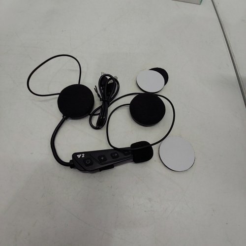 BUILT-IN HELMET HEADPHONES - BLACK (MODEL: V2) image 4