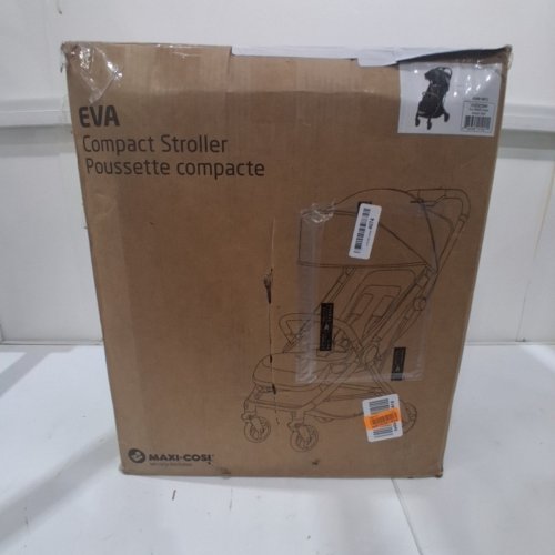 MAXI-COSI EVA LIGHTWEIGHT COMPACT TRAVEL STROLLER - BLACK (MODEL: 01372CDBK) image 4