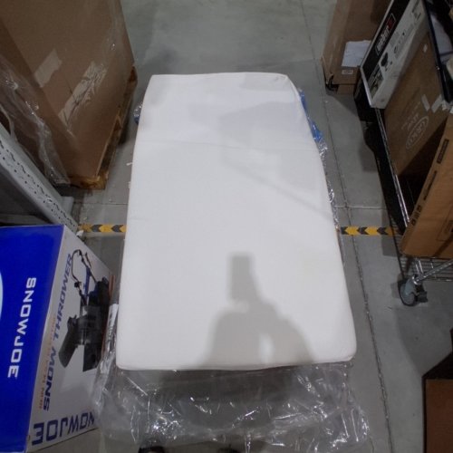 WEDGE INCLINED MATTRESS TOPPER WITH REMOVABLE WASHABLE COVER - TWIN (39" X 74" X 9") - WHITE image 2