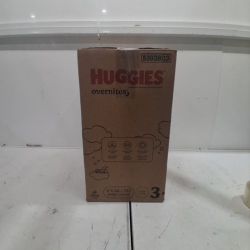 132PK HUGGIES OVERNITES NIGHT TIME BABY DIAPERS - SIZE 3 - DISNEY WINNIE THE POOH (MODEL: 5454701) image 4