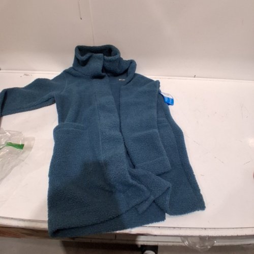 WOMENS COLUMBIA PANORAMA LONG FLEECE JACKET - LARGE - BLUE (STYLE AL1333-429) image 2