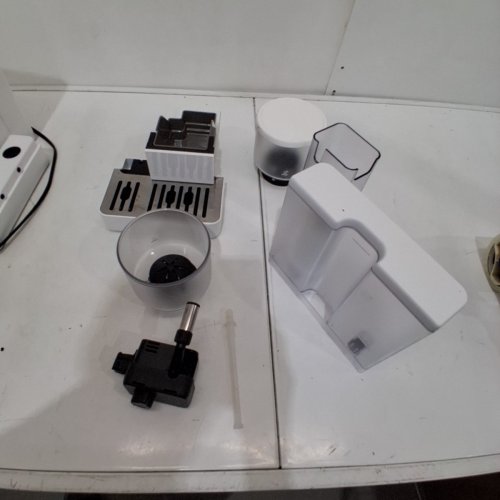 DE'LONGHI RIVELIA AUTOMATIC ESPRESSO MACHINE WITH GRINDER AND MILK FROTHER - ALL-IN-ONE COFFEE MAKER - WHITE - (MODEL: EXAM44055W) image 9