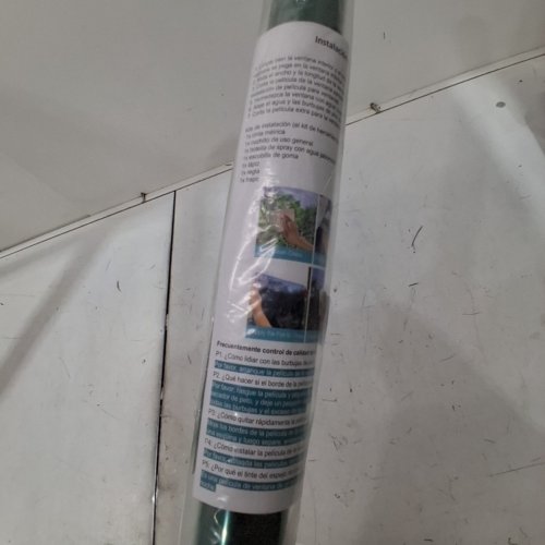 UNBRANDED WINDOW FILM SUNLIGHT BLOCKER FOR HOME & OFFICE - 30" - TRANSPARENT GREEN image 3