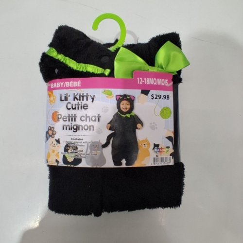 PALAMON LIL' KITTY CUTIE COSTUME - 12-18M - BLACK image 2