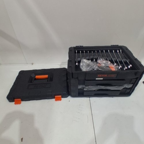 450PC MECHANICS TOOL SET AND SOCKET SET - /4" 3/8" 1/2" DRIVE DEEP AND STANDARD SOCKETS - (MODEL: XL3265 ) image 4
