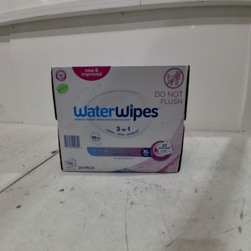 24PK WATERWIPES SENSITIVE+ BODY & INTIMATE TEXTURED WIPES - EXTRA LARGE 30 PER PACK (720 TOTAL) image 2