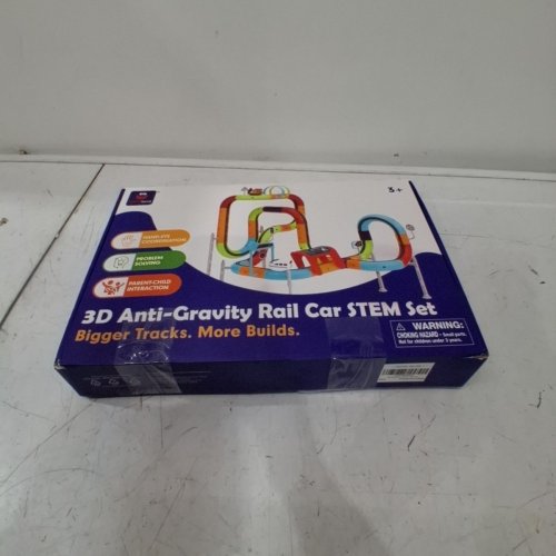 115PC HAHALAND 3D ANTI-GRAVITY RAIL CAR STEM SET - AGES 3-8 - MULTICOLOURED (MODEL:818-9AB) image 4