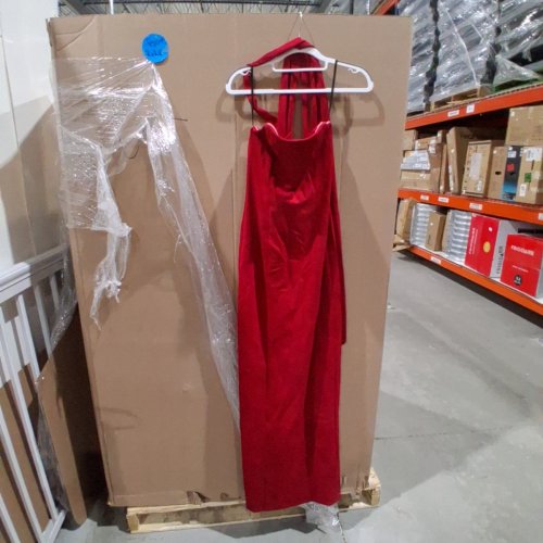 LOVERS AND FRIENDS CAROLINE GOWN - MEDIUM - RED image 2