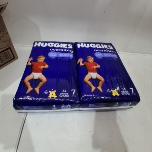 68PK HUGGIES DISNEY BABY OVERNITES ALL-NIGHT PROTECTION AND COMFORT - SIZE 7 (41LB+) image 2