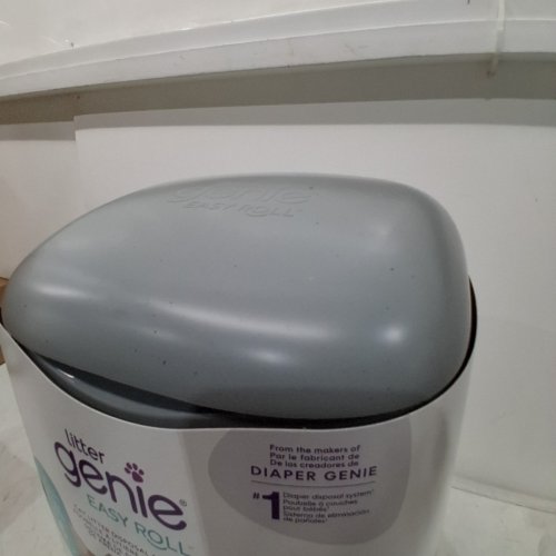 LITTER GENIE EASY ROLL PAIL - 8 DAY CAPACITY - 17.5" - GREY image 3