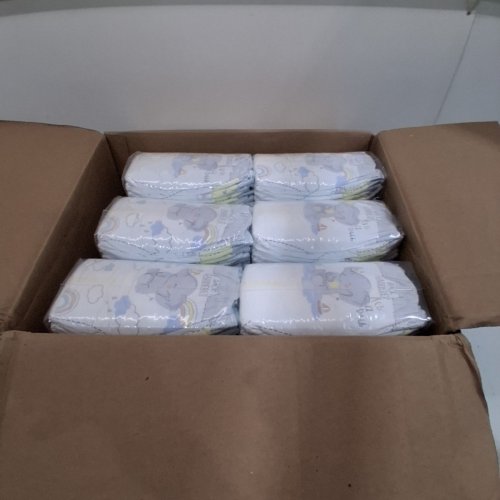 186PK PAMPERS SWADDLERS DISPOSABLE DIAPERS - SIZE 2 image 2