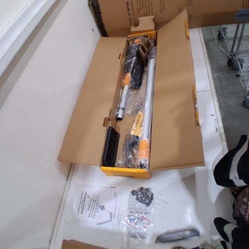 HEINPRO CORDLESS 20V BATTERY POWERED POLE SAW WITH ALLOY STEEL BLADE (TOOLS ONLY)- 8" - YELLOW/BLACK (MODEL: HP-2008TT) image 2