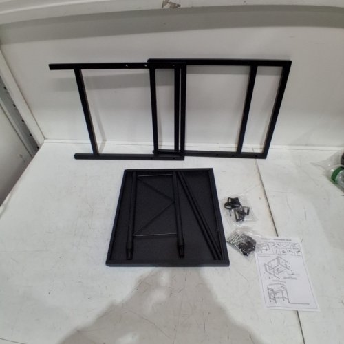 YIUKEA EXTENDABLE MICROWAVE OVEN RACK - 17.7" - BLACK image 2