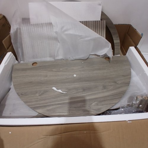 BEROXII ROUND COFFEE TABLE WITH STORAGE - 31.5" - DARK GREY (MODEL : HCYZ-001GRAY-US-XIN) image 3