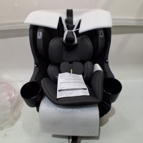 GRACO EASYTURN 360 2-IN-1 CONVERTIBLE CAR SEAT - BLACK/GREY (MODEL: 2227897) image 3