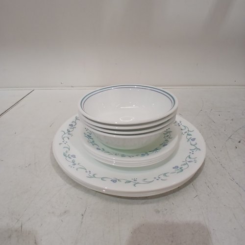 12PC CORELLE EXTRA STRENGTH DINNERWARE SET -10.25" /6.75" /18 OZ - COUNTRY COTTAGE image 2