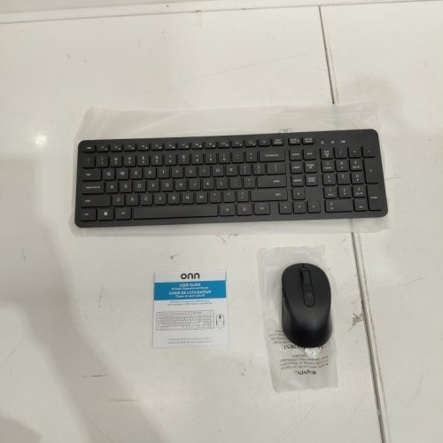 2PC ONN WIRELESS BATTERY POWERED KEYBOARD AND MOUSE COMBO - DARK GREY/BLACK (MODEL: HOGRY36017808) image 3