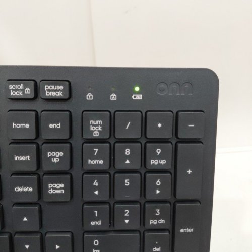 2PC ONN WIRELESS BATTERY POWERED KEYBOARD AND MOUSE COMBO - DARK GREY/BLACK (MODEL: HOGRY36017808) image 5