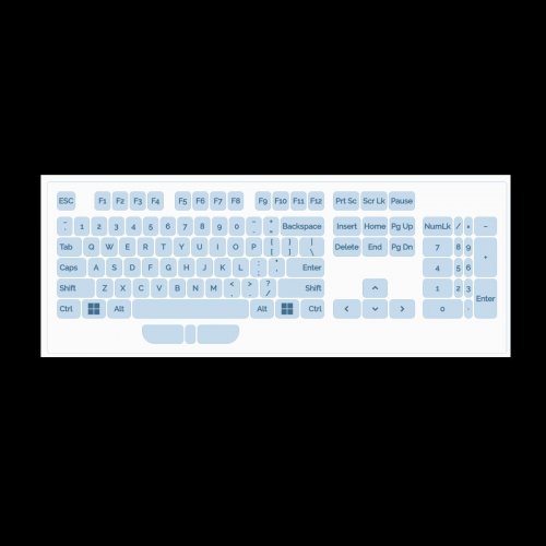 2PC ONN WIRELESS BATTERY POWERED KEYBOARD AND MOUSE COMBO - DARK GREY/BLACK (MODEL: HOGRY36017808) image 6
