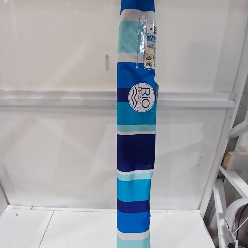 RIO BEACH UMBRELLA WITH ANCHOR - 7.5 FT - BLUE (MODEL: 1985294) image 5