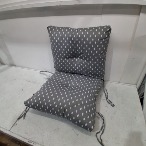 ARDEN POLYFILL CHAIR CUSHION - 40 1/4" L X 21" W X 5" H - GRAY WITH WHITE DOTS (MODEL: MQ04C09B) image 3