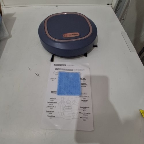 ROBOT VACUUM CLEANER - 1200MAH - BLUE/ROSE GOLD (MODEL: JM8025) image 3