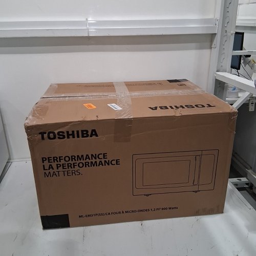 TOSHIBA COMPACT COUNTERTOP MICROWAVE OVEN - 1.2CU.FT - 1500W - STAINLESS STEEL (MODEL: ML-EM31P(SS)/CA) image 8