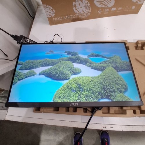 MSI PRO 22" MONITOR 100HZ 1920X1080 1MS - BLACK (MODEL: MP223 E2/ 3PB9) image 2