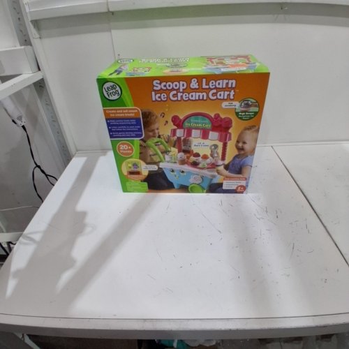 LEAPFROG SCOOP & LEARN INTERACTIVE ICE CREAM CART TOY - 24 MONTHS+ (MODEL: 6007) image 2