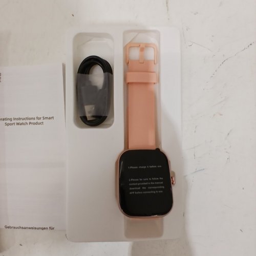 SOUDORV FITNESS TRACKER SMART WATCH - PINK image 4