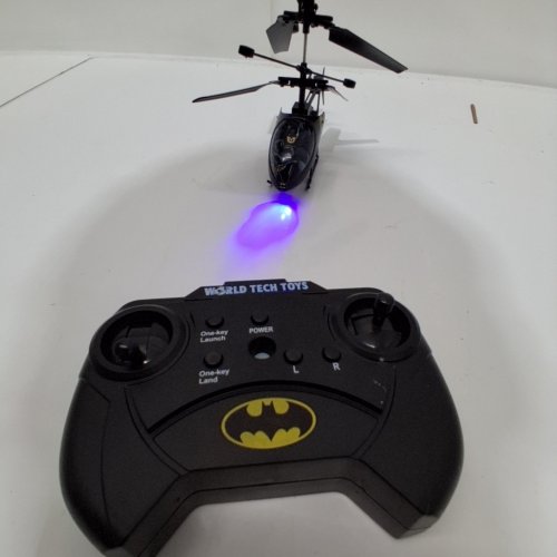 WORLD TECH TOYS BATMAN MINI RC HELICOPTER - BLACK (MODEL: 35523) image 2