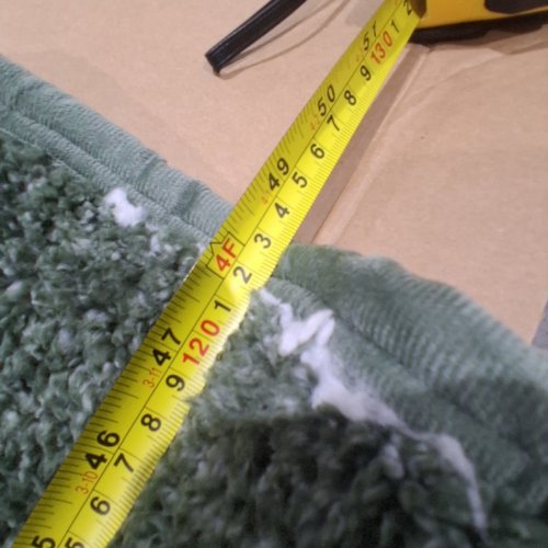 ROOTS HOME SHERPA THROW BLANKET - 50" X 70" - GREEN\WHITE image 3