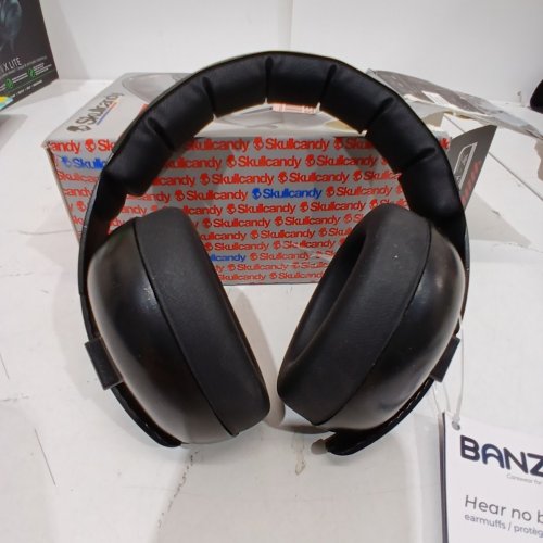 INFANT'S BANZ INFANT HEARING PROTECTION SOUND-BLOCKING EARMUFFS - 31DB NRR - AGES 0-2YR - BLACK image 2