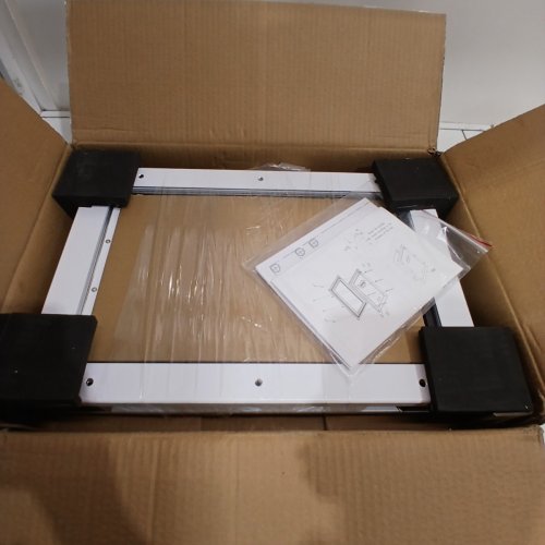METAL TRIM ALUMINUM FRAME WEATHERPROOF IN-AND-OUT FLIP PET DOOR WITH 3 MAGNETIC DOOR FLAPS - LARGE- WHITE - (MODEL: CWM07-3L) image 2