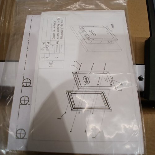METAL TRIM ALUMINUM FRAME WEATHERPROOF IN-AND-OUT FLIP PET DOOR WITH 3 MAGNETIC DOOR FLAPS - LARGE- WHITE - (MODEL: CWM07-3L) image 3