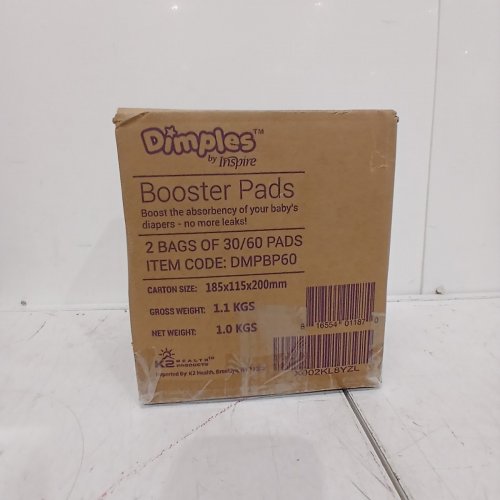 60PK DIMPLES BY INSPIRE ADHESIVE BABY DIAPER ABSORBENCY BOOSTER PADS (ITEM: DMPBP60) image 5