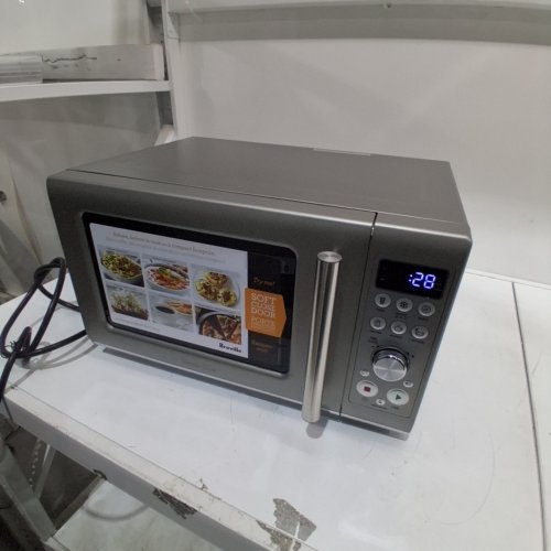 BREVILLE THE COMPACT WAVE SOFT-CLOSE MICROWAVE - SILVER/STAINLESS STEEL - (MODEL: BMO650SIL) image 2