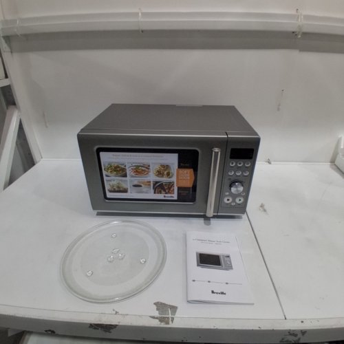 BREVILLE THE COMPACT WAVE SOFT-CLOSE MICROWAVE - SILVER/STAINLESS STEEL - (MODEL: BMO650SIL) image 3