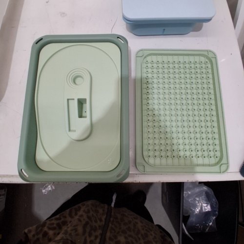 SKIP HOP DISCOVEROSITY 3-IN-1 TODDLER SENSORY TABLE WITH ACCESSORIES - WHITE/GREEN/BLUE (MODEL: 9Q249010) image 3