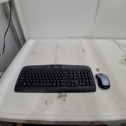 2PC LOGITECH WIRELESS KEYBOARD/MOUSE COMBO - BLACK/GREY (MODEL: MK335) image 4