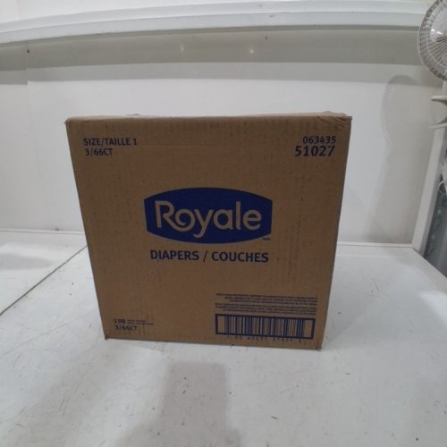 198PK ROYALE PREMIUM DISPOSABLE DIAPERS - SIZE 1 (MODEL: 51027) image 2