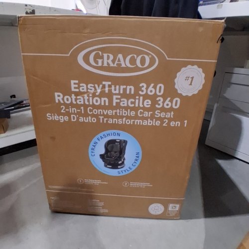 GRACO EASYTURN 360 2-IN-1 CONVERTIBLE CAR SEAT - CYRAN BLACK/GREY (MODEL: 2227897) image 7