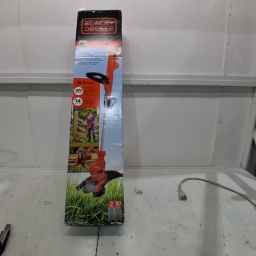 BLACK AND DECKER STRING TRIMMER AND EDGER WITH AUTO FEED 14" - BLACK/ORANGE (MODEL: BESTA510-CA) image 6