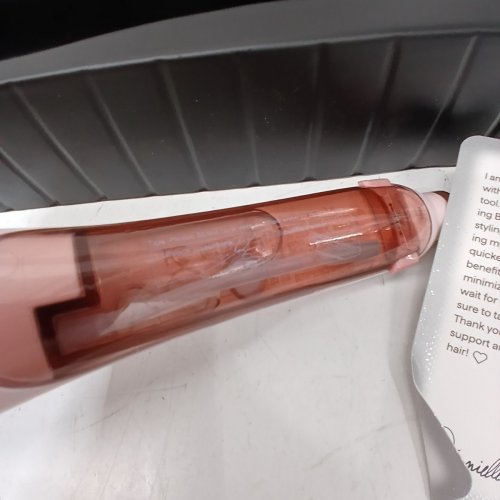 WAVYTALK 395 PRO STEAM HAIR STRAIGHTENER BRUSH - PINK image 5