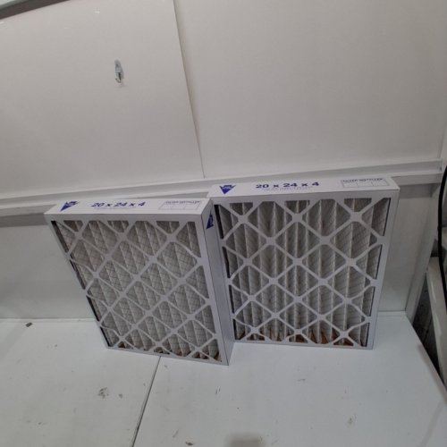 2PK NORDIC PURE PLEATED AC & FURNACE REPLACEMENT FILTERS - MERV 12 - 20" X 24" X 4" - BLUE/WHITE (MODEL: 20X24X4M7-2) image 3
