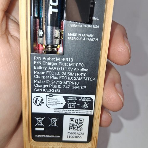 *CUSTIOMIZED* MEATER PLUS WIRELESS AND BLUETOOTH MEAT THERMOMETER FOR VARIOUS MEATS AND FISH - 165FT RANGE - STAINLESS STEEL (MODEL: RT1-MT-MP01) image 6